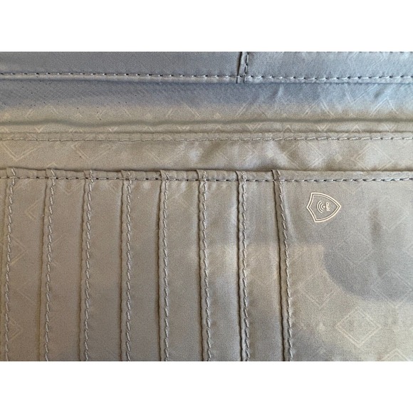 Vera‎ Bradley Handbag Built in Wallet Mod Paisley Blue Floral - Picture 4 of 7